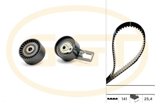 GGT Fogasszíjkészlet - KSPA079 - TothCarparts