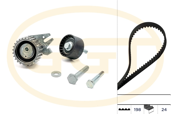 GGT Fogasszíjkészlet - KSPA084 - TothCarparts