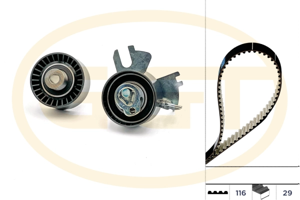 GGT Fogasszíjkészlet - KSPA106 - TothCarparts