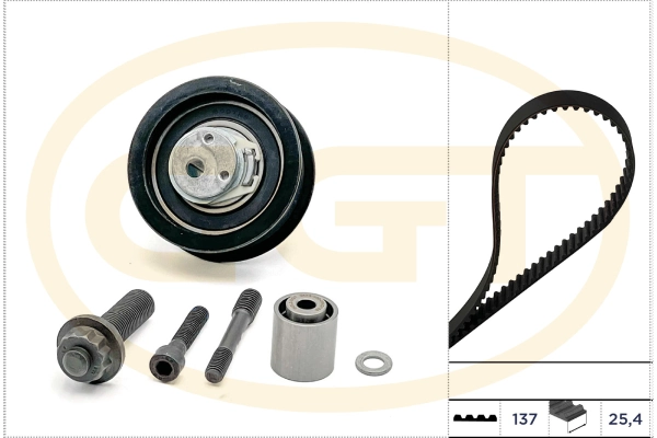 GGT Fogasszíjkészlet - KSPA121 - TothCarparts