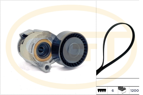 GGT Fogasszíjkészlet - KSPA196A - TothCarparts