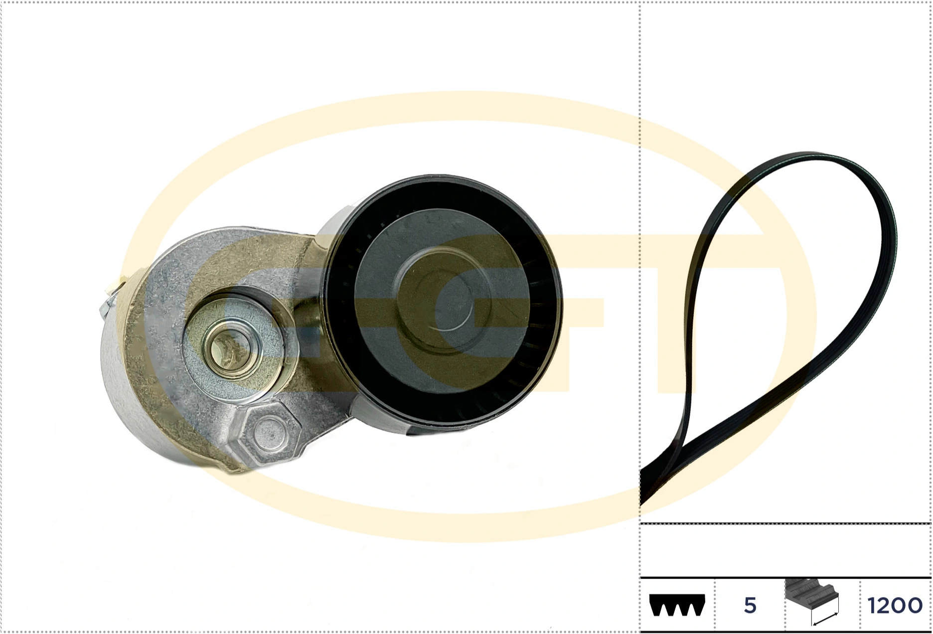 GGT Fogasszíjkészlet - KSPA216A - TothCarparts
