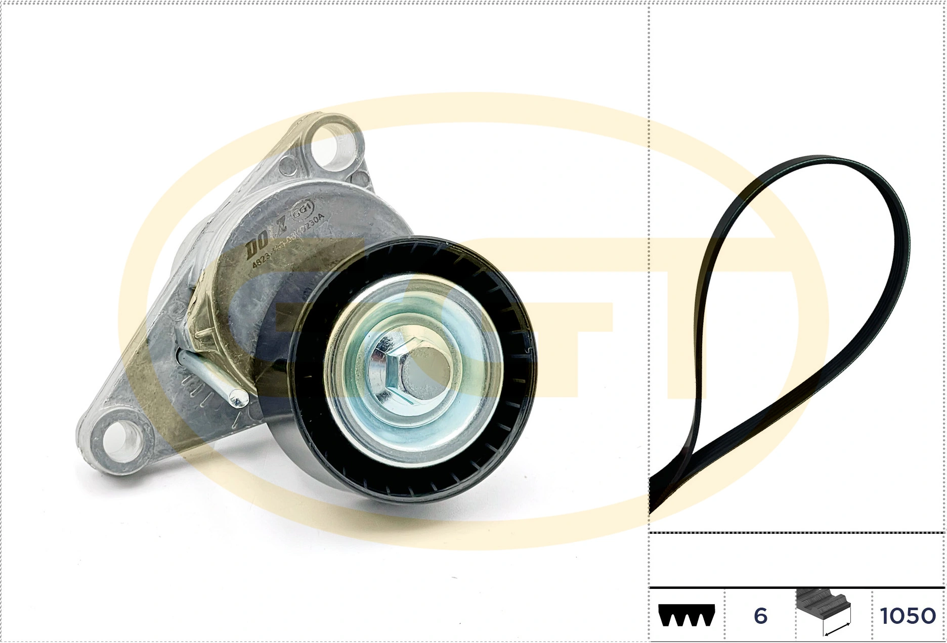 GGT Fogasszíjkészlet - KSPA225A - TothCarparts