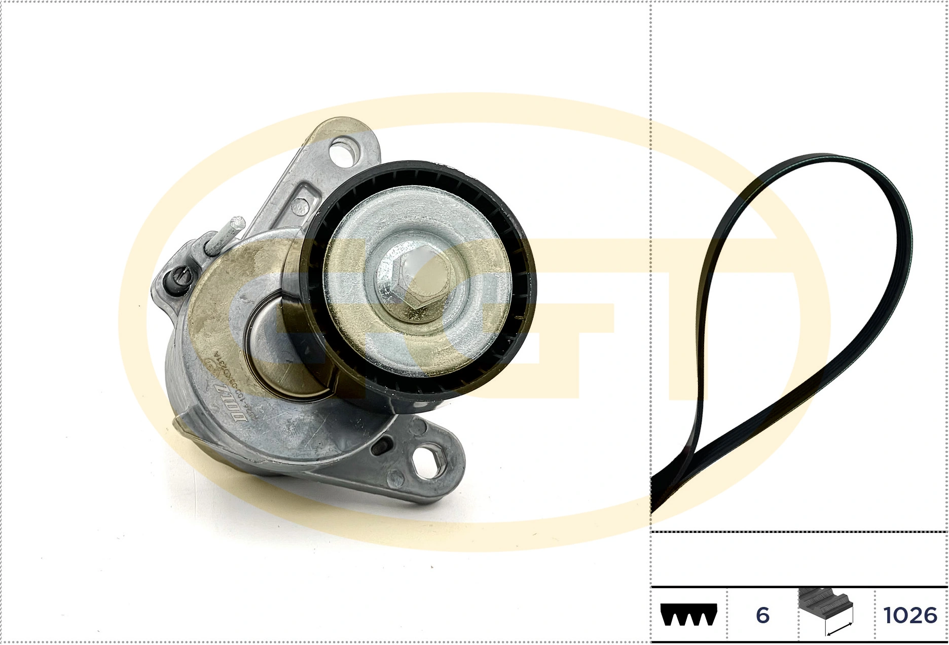 GGT Fogasszíjkészlet - KSPA226A - TothCarparts