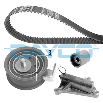 DAYCO Fogasszíjkészlet - KTB374 - TothCarparts