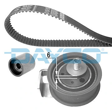 DAYCO Fogasszíjkészlet - KTB404 - TothCarparts