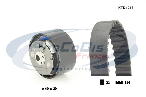 PROCODIS FRANCE Fogasszíjkészlet - KTD1053 - TothCarparts