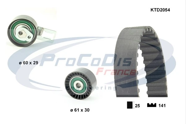 PROCODIS FRANCE Fogasszíjkészlet - KTD2054 - TothCarparts