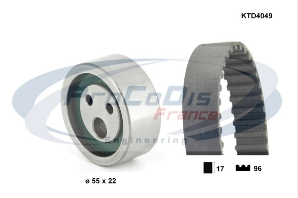 PROCODIS FRANCE Fogasszíjkészlet - KTD4049 - TothCarparts