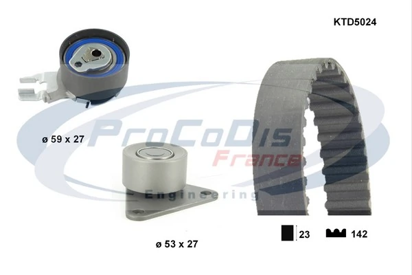 PROCODIS FRANCE Fogasszíjkészlet - KTD5024 - TothCarparts