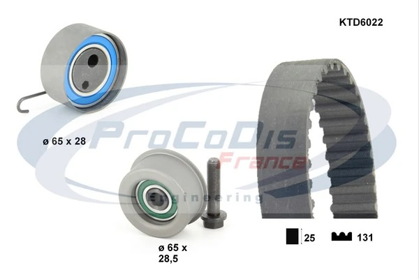PROCODIS FRANCE Fogasszíjkészlet - KTD6022 - TothCarparts
