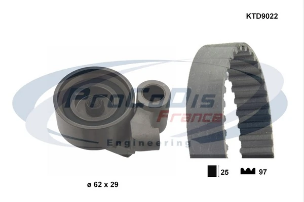 PROCODIS FRANCE Fogasszíjkészlet - KTD9022 - TothCarparts