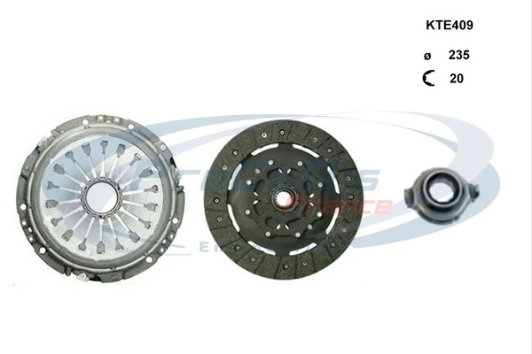PROCODIS FRANCE kuplungkészlet - KTE409 - TothCarparts