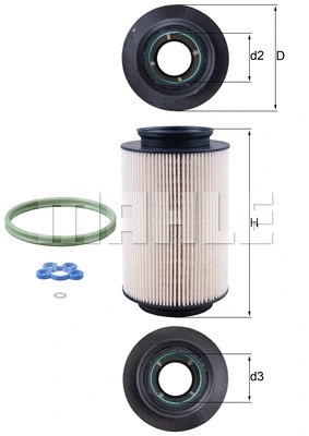 KNECHT Üzemanyagszűrő - KX 178D - TothCarparts
