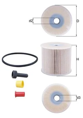 KNECHT Üzemanyagszűrő - KX 85D - TothCarparts