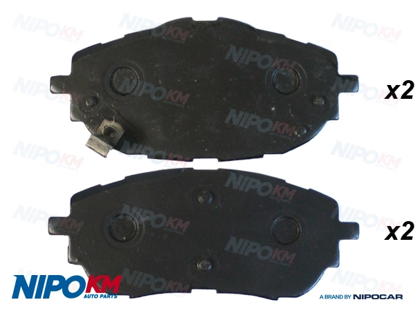NipoKM fékbetétkészlet, tárcsafék - CLT.TY1576S - TothCarparts