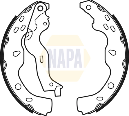 NAPA fékpofakészlet - NBS1066 - TothCarparts