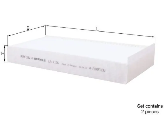 KNECHT szűrő, utastér levegő - LA 1156/S - TothCarparts
