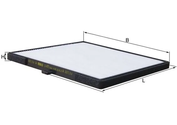 KNECHT szűrő, utastér levegő - LA 471 - TothCarparts