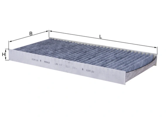 MAHLE szűrő, utastér levegő - LAK 117 - TothCarparts