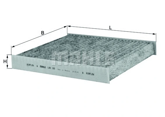 KNECHT szűrő, utastér levegő - LAK 120 - TothCarparts