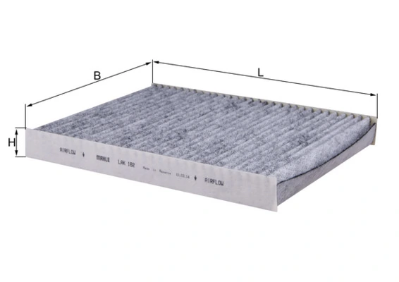 MAHLE szűrő, utastér levegő - LAK 182 - TothCarparts