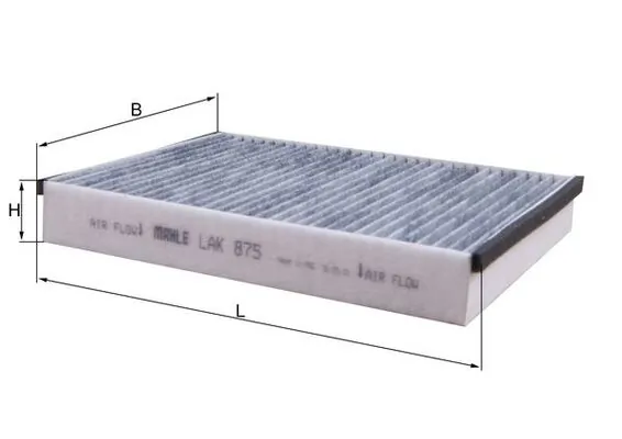 KNECHT szűrő, utastér levegő - LAK 875 - TothCarparts