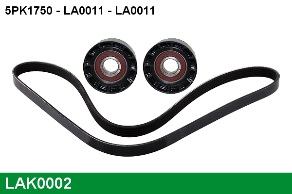 LUCAS hosszbordás szíj készlet - LAK0002 - TothCarparts