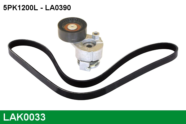 LUCAS hosszbordás szíj készlet - LAK0033 - TothCarparts