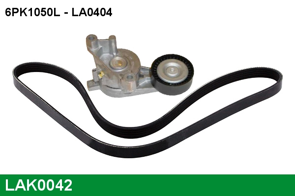 LUCAS hosszbordás szíj készlet - LAK0042 - TothCarparts