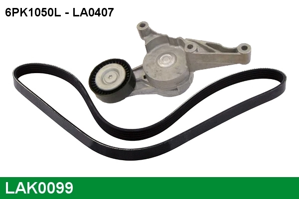LUCAS hosszbordás szíj készlet - LAK0099 - TothCarparts