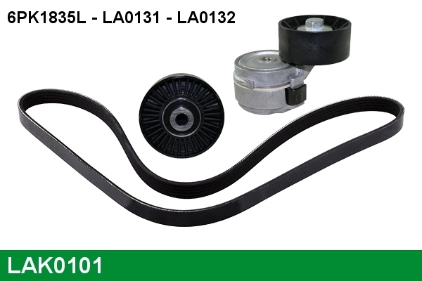 LUCAS hosszbordás szíj készlet - LAK0101 - TothCarparts