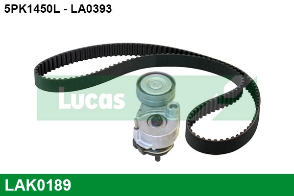 LUCAS hosszbordás szíj készlet - LAK0189 - TothCarparts