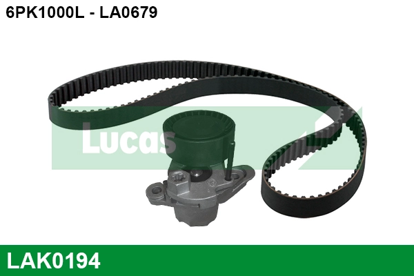 LUCAS hosszbordás szíj készlet - LAK0194 - TothCarparts