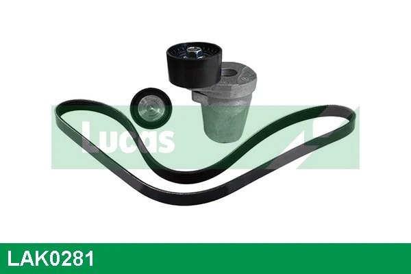 LUCAS hosszbordás szíj készlet - LAK0281 - TothCarparts