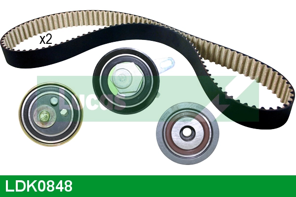 LUCAS Fogasszíjkészlet - LDK0848 - TothCarparts