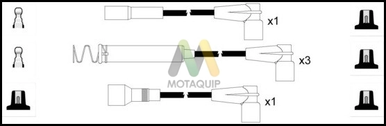 MOTAQUIP gyújtókábelkészlet - LDRL1119 - TothCarparts