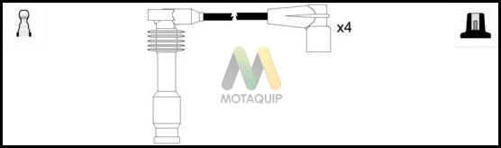 MOTAQUIP gyújtókábelkészlet - LDRL1429 - TothCarparts