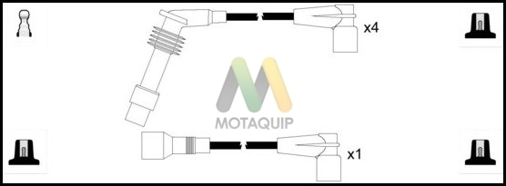 MOTAQUIP gyújtókábelkészlet - LDRL781 - TothCarparts