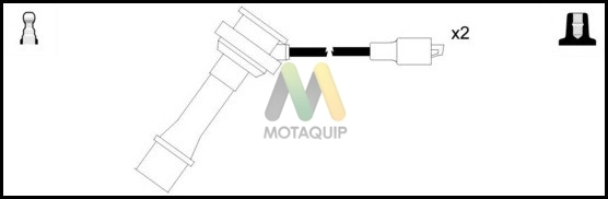 MOTAQUIP gyújtókábelkészlet - LDRL874 - TothCarparts