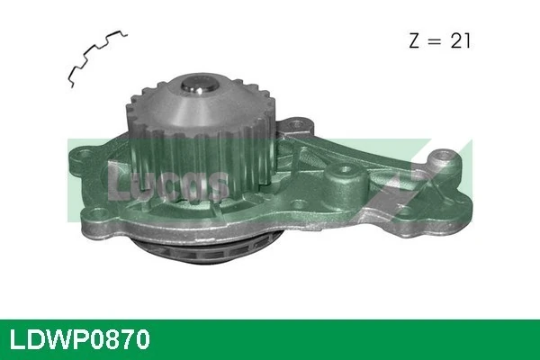 LUCAS Vízszivattyú, motorhűtés - LDWP0870 - TothCarparts