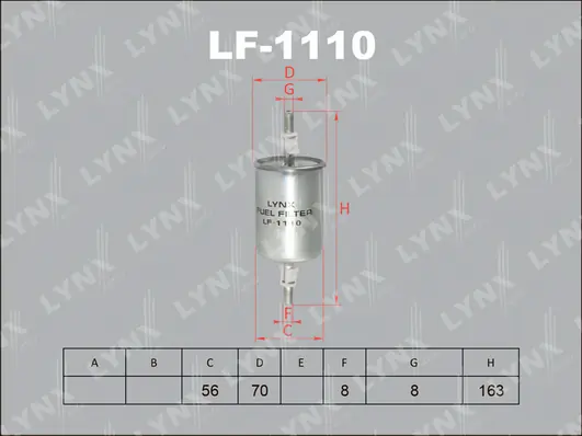 LYNXAUTO Üzemanyagszűrő - LF-1110 - TothCarparts