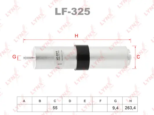 LYNXAUTO Üzemanyagszűrő - LF-325 - TothCarparts