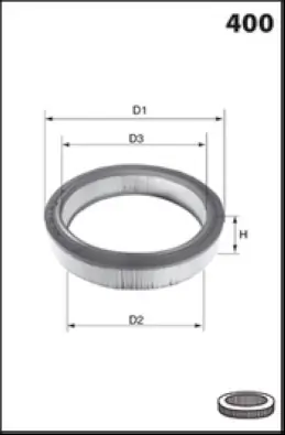 LUCAS FILTERS légszűrő - LFAF188 - TothCarparts