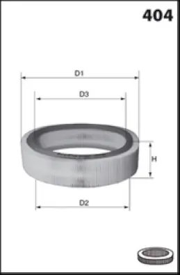 LUCAS FILTERS légszűrő - LFAF210 - TothCarparts