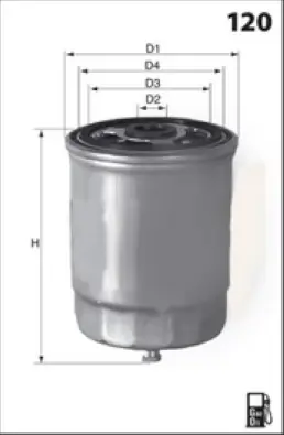LUCAS FILTERS Üzemanyagszűrő - LFDS125 - TothCarparts