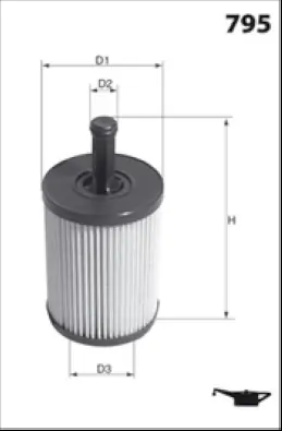 LUCAS FILTERS olajszűrő - LFOE202 - TothCarparts