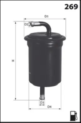 LUCAS FILTERS Üzemanyagszűrő - LFPF030 - TothCarparts