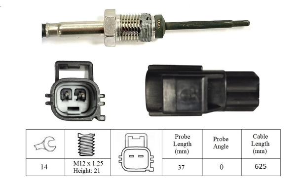 LUCAS Érzékelő, kipufogógáz-hőmérséklet - LGS7217 - TothCarparts