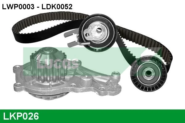 LUCAS Vízpumpa + fogasszíj készlet - LKP026 - TothCarparts